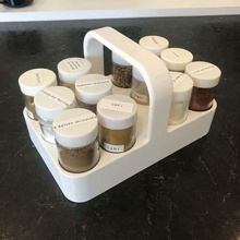 spice rack holder tray containers 3d print model - Mito3D