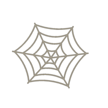 spider's web coaster coasters around the house 3d print model - Mito3D