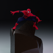 spider-man -andrew- fan art art marvel spiderman    superhero comic hero figure sculpture statue 3dmodel 3d 3dprint printable character art collectibles fanart sculptures