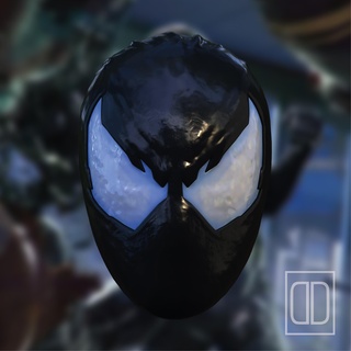 spider-man 2 ps5 - symbiote rage mask 3d print model - Mito3D
