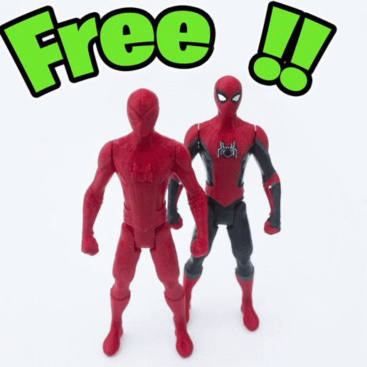 spider man articolato print in place gioco Olanda uomo Ragno meraviglia veleno carneficina parker 3D print model - Mito3D