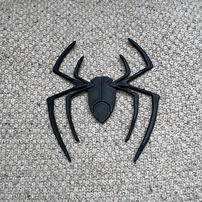 spider man göğüs amblem logo örümcek adam takım elbise 3d print model - Mito3D