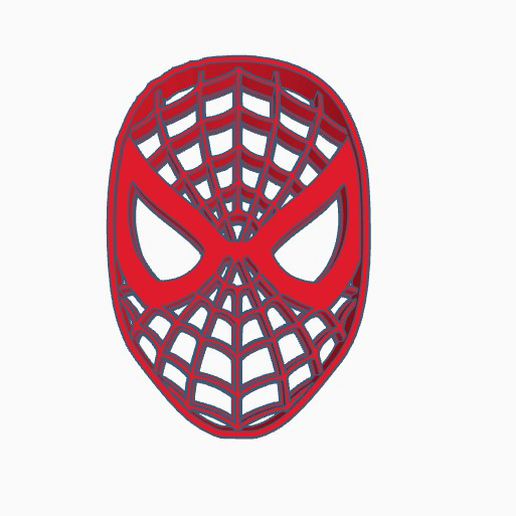 spider-man cookie cutter 3D print model - Mito3D