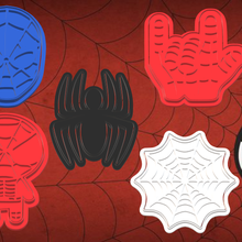 spider man kurabiye kesici Ayarlamak 3d print model - Mito3D
