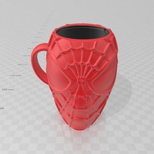 Örümcek Adam kupa bardak ev kap cam spiderman marvel avengers çizgi roman marvelstudios stan lee 3d print model - Mito3D