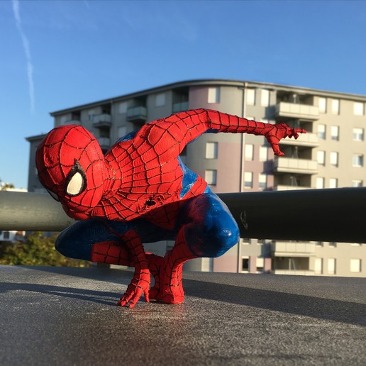 spider-man figure divers spidey l'araignée spiderman l'homme araignée 3D print model - Mito3D