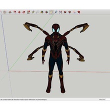 spider-man iron spider Anzug verschiedene 3d print model - Mito3D