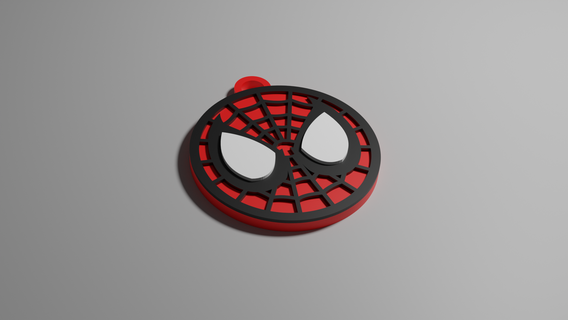 spider-man key ring spiderman spider man spider man spider-man marvel avengers design key ring key ring  3d print model - Mito3D