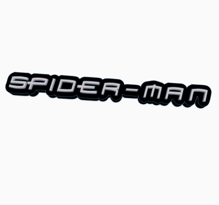 spider man logo görüntüle by maniacmancave3d örümcek adam yenilmezler sonsuzluk savaş oyunsonu hayret çizgi roman mcu kaptan amerika siyah panter thor raf dekor film insan mağarası sıcak oyuncaklar hasbro 3d print model - Mito3D