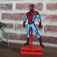 spider-man stand decoration plate art d&co marvel character comics spider disney 3d print model - Mito3D