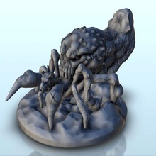 spider alien warrior skull head 4 - sci-fi science-fiction 40k 30k 3d print model - Mito3D