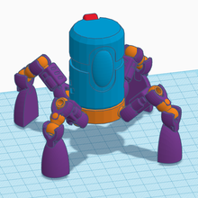 spider bot jeu jouet les enfants le kid amusant 3d print model - Mito3D