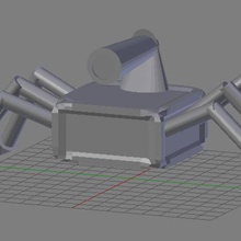 box spider vari animale strano low poly 3d print model - Mito3D