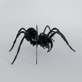 Spinne Konstrukteur Kunst Spielzeug Versammlung Teile 3d print model - Mito3D