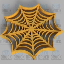 spider-Stoff - Spinnennetz-cookie-cutter home Stoff spider cobweb cookie cutter Keks Tier 3d print model - Mito3D