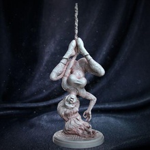 örümcek kız jenn spider girl Hanım Kadın 3dprint heykel ağ seksi 3d print model - Mito3D