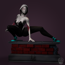 spider gwen art lady female girl woman fantasy scifi character miniature game toys spiderman spidergwen marvel comics sla toy 3d print model - Mito3D