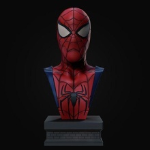 spider man bust figures spiderman art sculpture sculpt statue marvel superhero hero collectibles comic 3d print model - Mito3D