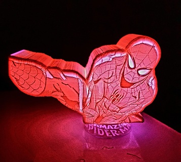 spider man collection amazing spiderman nightlight Home 3d print model - Mito3D