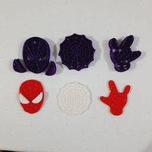 spider man cookie cutter - kit 1 tools tool cut biscuit spider-man 3d print model - Mito3D