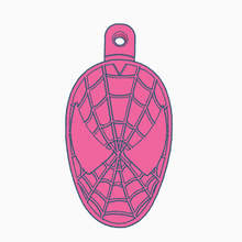 spider man key chain marvel avengers comics ring holder 3d print model - Mito3D