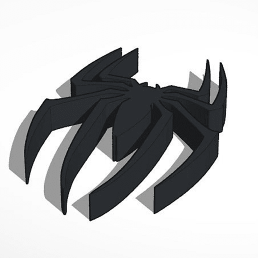 spider man logo tool 3d printing spider-man 3D print model - Mito3D