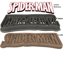 örümcek adam logo kurabiye kesici Örümcek Adam pul kesiciler pullar 3d print model - Mito3D