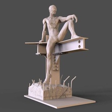homem aranha milhas a arte marvel o homem-aranha 3d print model - Mito3D