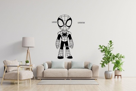 araignée homme déco Accueil maison copains bande dessinée anime séries enfants décoration table 3d print model - Mito3D