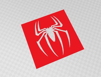 spider man stencil decoration home wall car motorcycle bricoloup 3d 3d print model - Mito3D