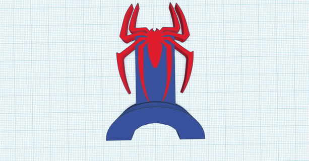 araignée homme soutien mouche 3d print model - Mito3D