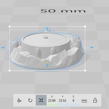araña minas 3d print model - Mito3D