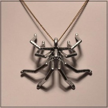 spider pendant jewelry gothic 3d print model - Mito3D