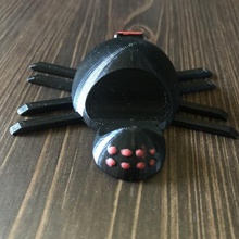 spider phone holder home black widow bug iphone scary useful helpful cartoon halloween creepy 3d print model - Mito3D