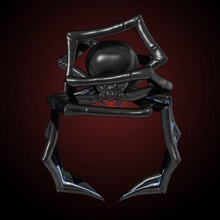 spider ring jewelry spider ring halloween scary black widow 3d print model - Mito3D