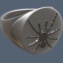 spider ring jewelry insect legend folklore 3d print model - Mito3D