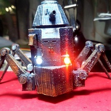 araignée réservoir robot art robots machine stempunk 3d print model - Mito3D