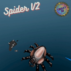 örümcek tnx v2 e tarantula eklembacaklı araknofob böcek yaratık bibelot heykelcik korku korkutucu hayvan doğa tropikal le 3d print model - Mito3D