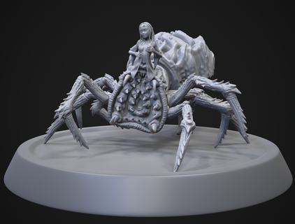 örümcek tuzak karakter böcek fantezi yaratık canavar rpg gerçek dışı hayvanlar şekil mini heykel Yazdır dnd kız minyatürler figürinler 3d print model - Mito3D