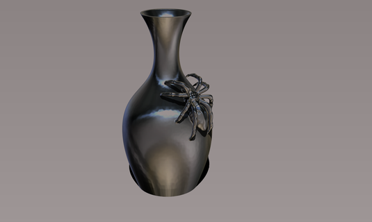 aranha vasos casa vaso flor flores 3d print model - Mito3D