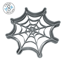 spider web - halloween cookie cutter fondant polymer clay gadget skull grave monster bat witch skeleton pumpkin hat ghost dia muertos catrina baking pastry party 3d print model - Mito3D