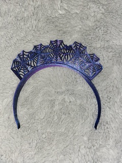 spider web headband headband halloween cosplay costumes witch spider accessories  3d print model - Mito3D