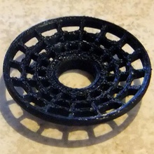spider web nipple ring shield jewelry 3d print model - Mito3D