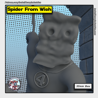 ragno desiderio meraviglia crisi protocollo spider man bagman 3d print model - Mito3D