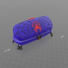 örümcek-box-psl oyun stall çizgi roman Örümcek Adam bat-kutusu süper kahramanlar aksesuar depolama 3d print model - Mito3D