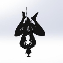 spiderman oyun logo marvel avengers venom 3d print model - Mito3D