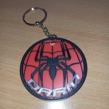 spiderman jewelry key keychain ring ripped spider 3d print model - Mito3D