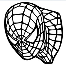 homme araignée décoration décor 2d intérieur conception art intello porte clés emblème pendentif logo accessoire géométrique héros super anime manga film 3d print model - Mito3D