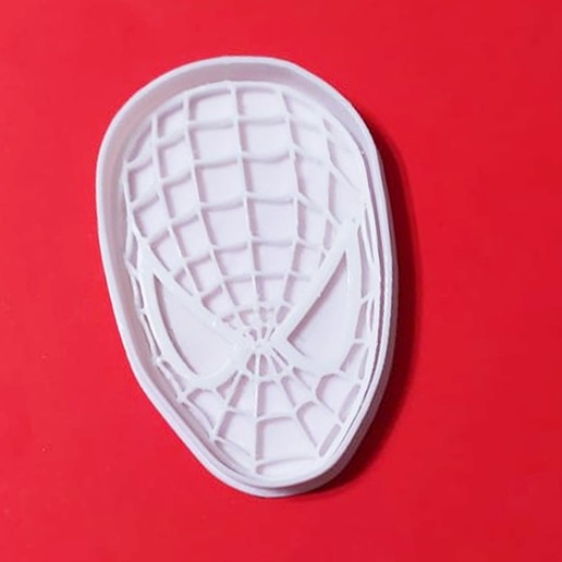 spiderman cortador galleta araña hombre galletas cookie galletita cortante 3D print model - Mito3D