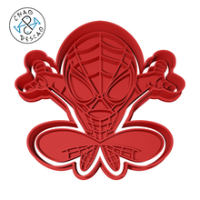 spiderman - cookie cutter fondant polymer clay gadget spider man animals pastry baking birthday 3d print model - Mito3D